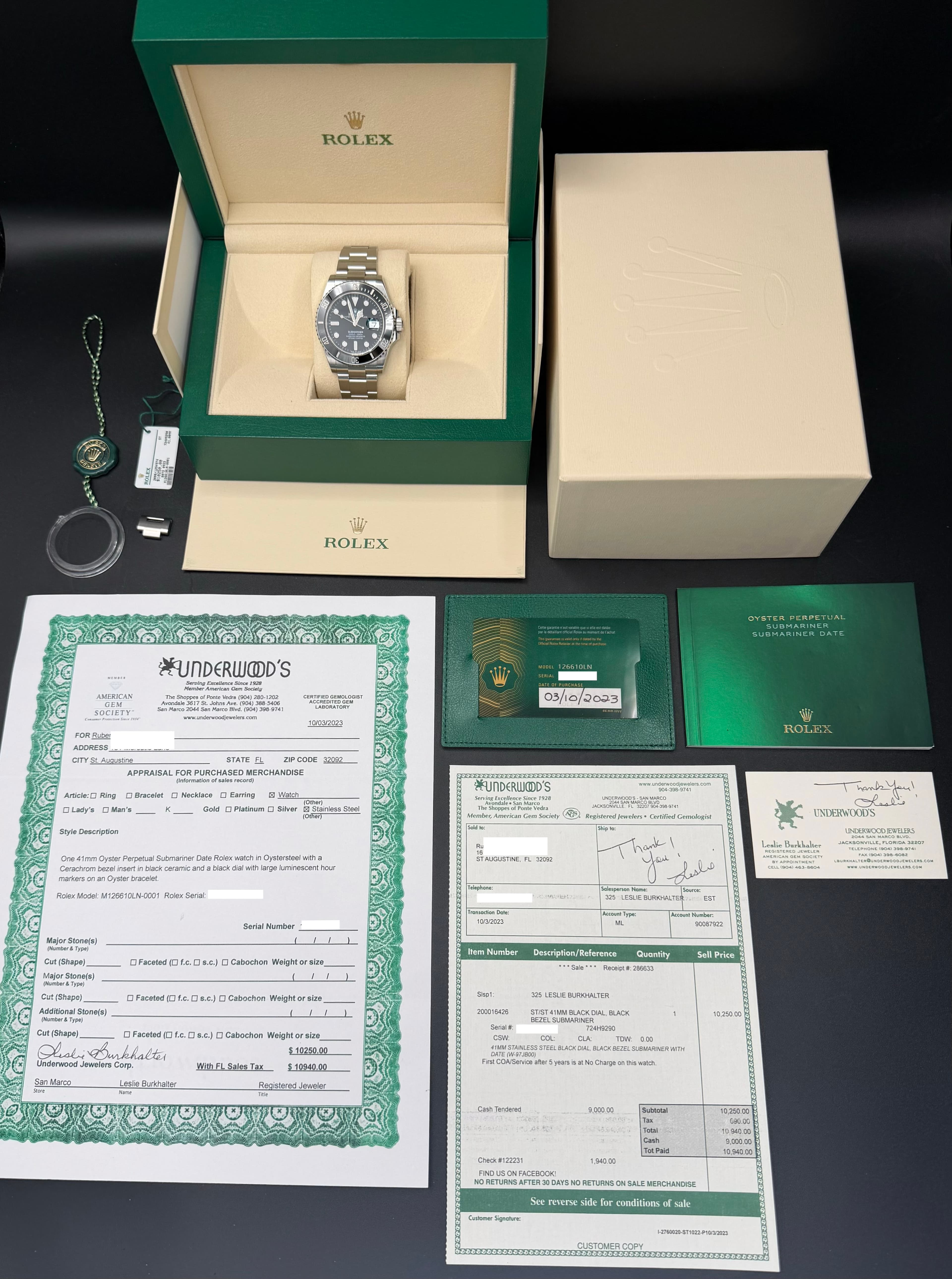 Rolex Submariner Date 2023 full set - view 2
