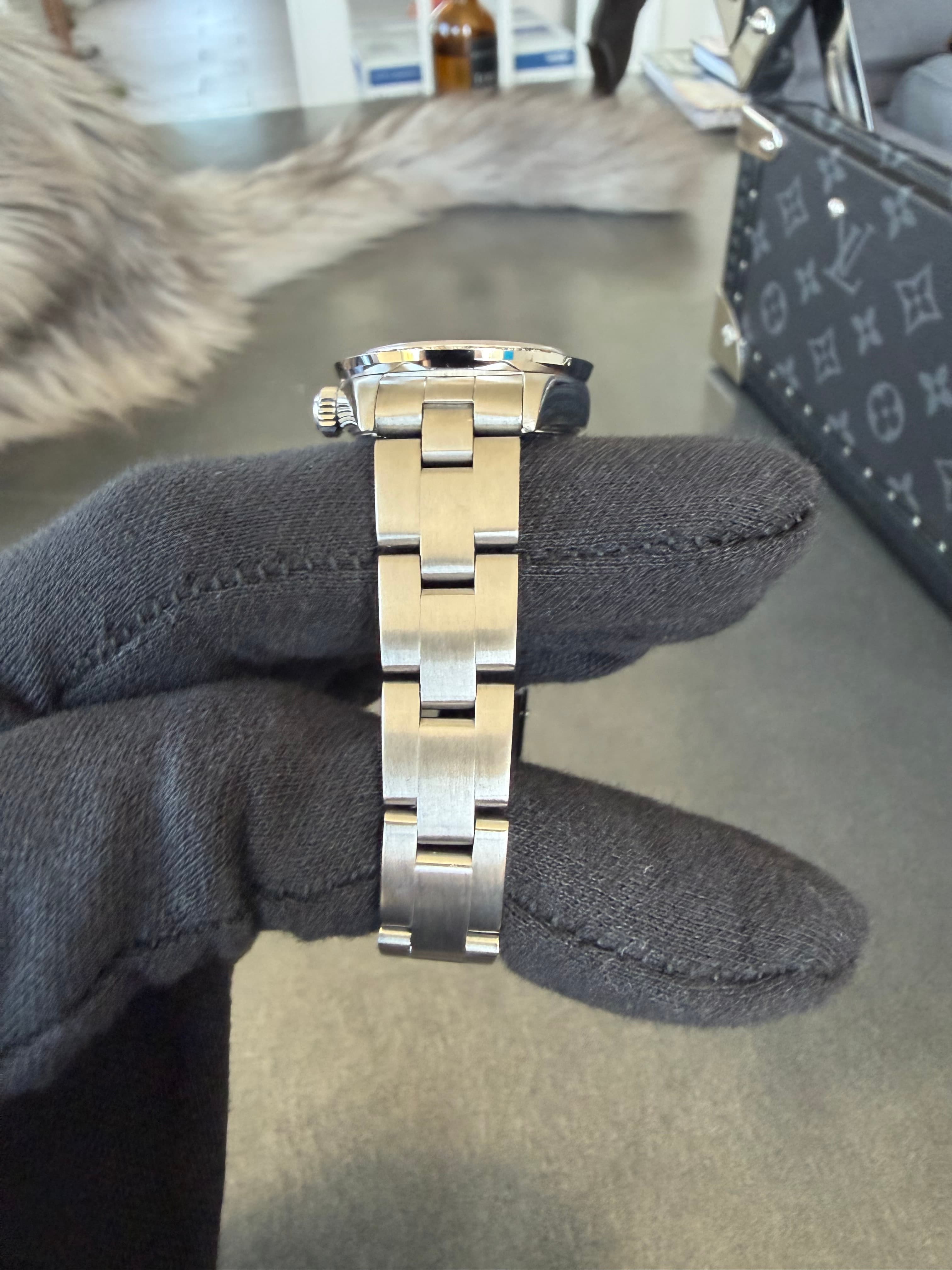 Rolex "Women's" Tiffany Blue Mother of Pearl Diamond Dial 26mm  - view 7