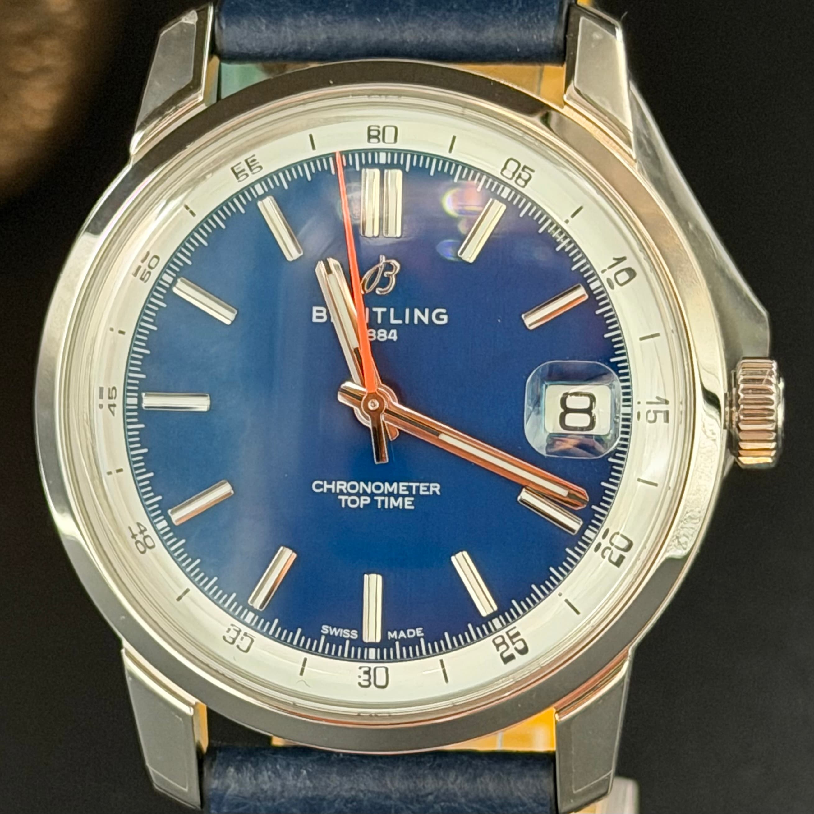 Breitling Top TIme B31 38mm Blue Dial